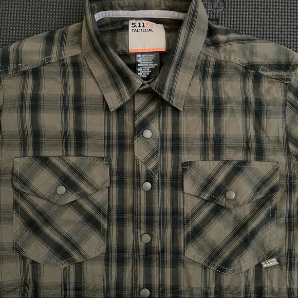 5.11 Long Sleeve Button Up Plaid - Picture 3 of 6